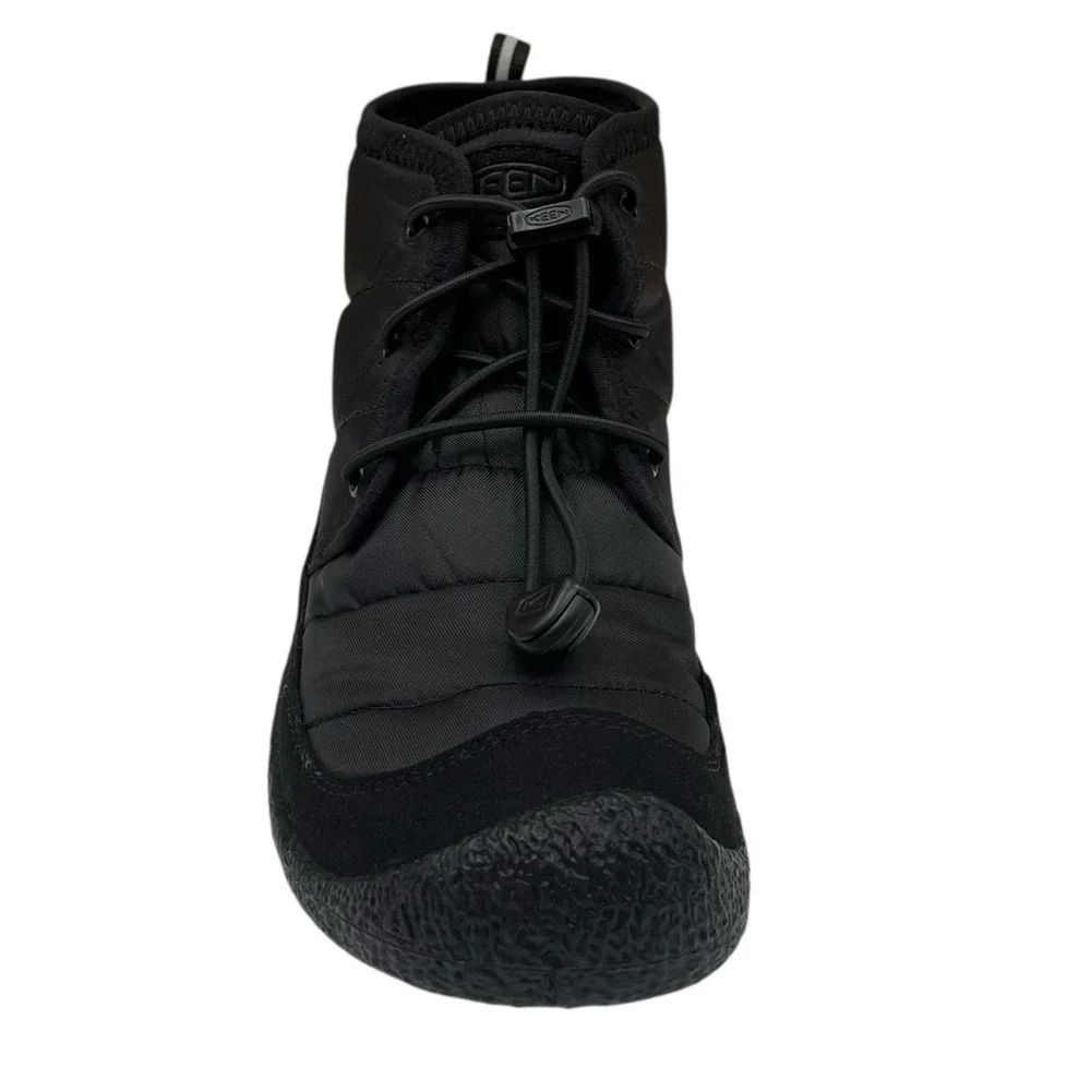 KEEN Youth Boys Girls Howser II Waterproof Insulated Chukka Boots Size 2 Black